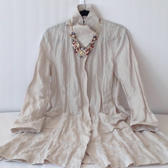 Eileen Fisher Jackets & Blazers - 🍃🌹Eileen Fisher - Creamy 'Gauzy' Coat